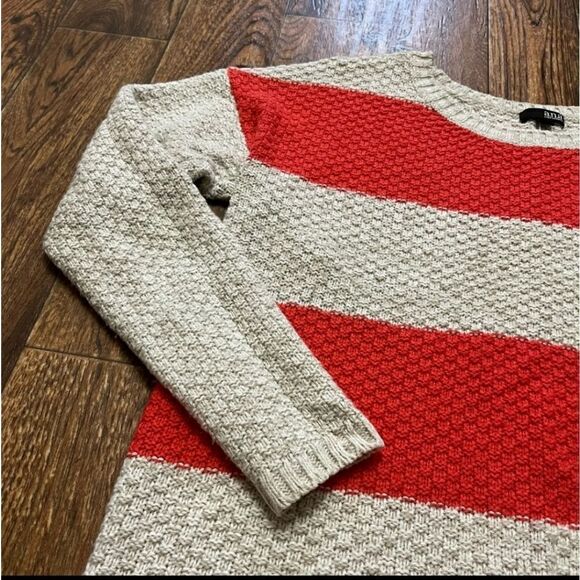 a.n.a. Color Block Striped Sweater Sz XL - Picture 3 of 4